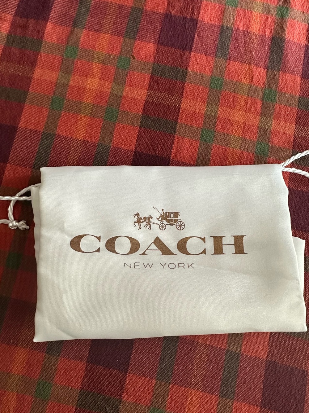 Coach drawstring Dust Bag